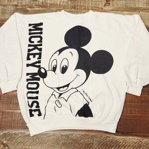 VINTAGE WOMENS MICKEY MOUSE CREWNECK SWEATSHIRT